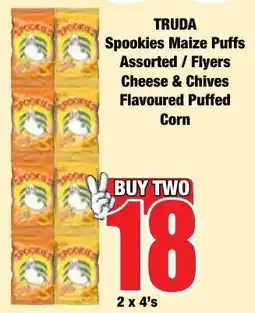 Boxer Superstores TRUDA Spookies Maize Puffs Assorted offer