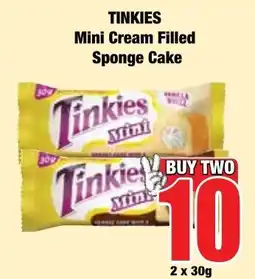 Boxer Superstores Tinkies Mini Cream Filled Sponge Cake offer