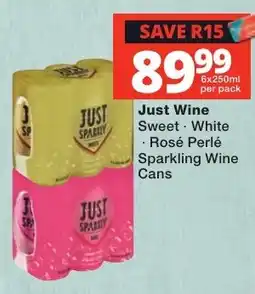 Liquor Shop Just Sparkly Sparkling Wine Cans offer