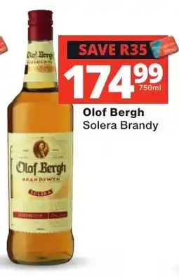 Liquor Shop Olof Bergh Solera Brandy offer