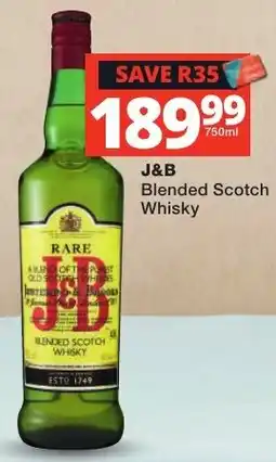 Liquor Shop J&B Blended Scotch Whisky offer