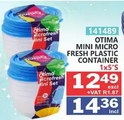 Arrow Cash And Carry Otima Microfresh Mini Set offer