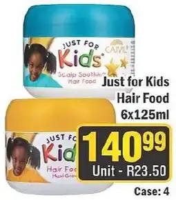 J&E Cash and Carry Just for Kids Hair Food offer