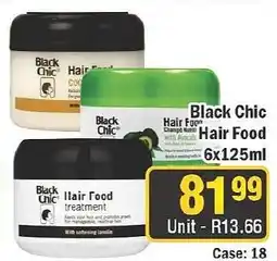 J&E Cash and Carry Black Chic Hair Food offer