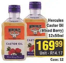 J&E Cash and Carry Hercules Castor Oil (Mixed Berry) offer