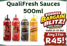 Foodeez QualiFresh Sauces offer