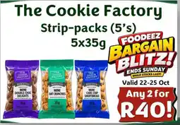 Foodeez The Cookie Factory Strip-packs (5's) offer