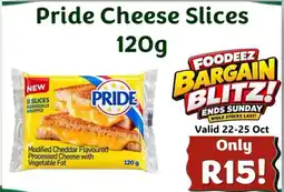 Foodeez Pride Cheese Slices offer