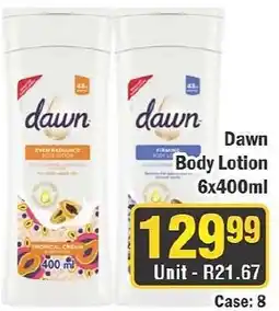 J&E Cash and Carry Dawn Body Lotion offer