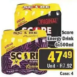 J&E Cash and Carry Score Energy Drink offer