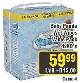 J&E Cash and Carry Baby Panda Wet Wipes offer