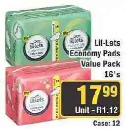 J&E Cash and Carry Lil-Lets Economy Pads offer
