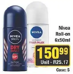J&E Cash and Carry Nivea Roll-on offer