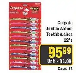 J&E Cash and Carry Colgate Double Action Toothbrushes offer