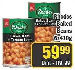 Rhodes Baked Beans in Tomato Sauce