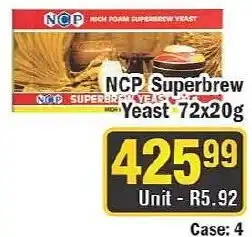 J&E Cash and Carry NCP Superbrew Yeast offer