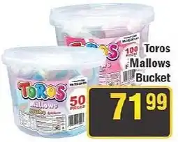 J&E Cash and Carry Toros Mallows Bucket offer