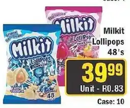 J&E Cash and Carry Milkit Lollipops offer