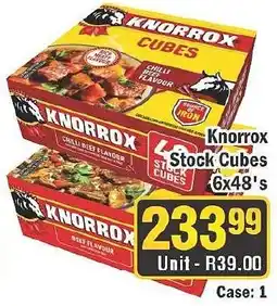 J&E Cash and Carry Knorrox Stock Cubes offer