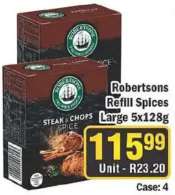 J&E Cash and Carry Robertsons Refill Spices offer
