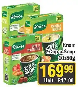 J&E Cash and Carry Knorr Cup-a-Soup offer
