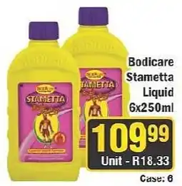 J&E Cash and Carry Bodicare Stametta Liquid offer
