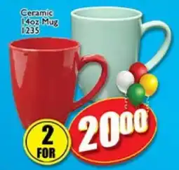 A5 Cash & Carry Ceramic 14oz Mug offer