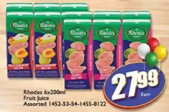 Rhodes Fruit Juice Assorted