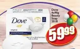 A5 Cash & Carry Dove Beauty Soap offer