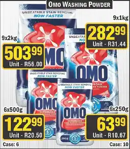 J&E Cash and Carry OMO WASHING POWDER offer