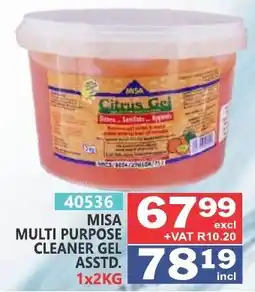 Arrow Cash And Carry MISA MULTI PURPOSE CLEANER GEL offer