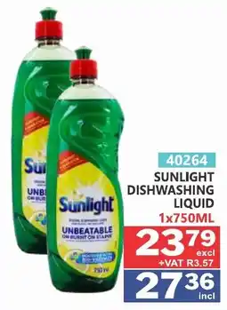 Arrow Cash And Carry Sunlight Dishwashing Liquid offer
