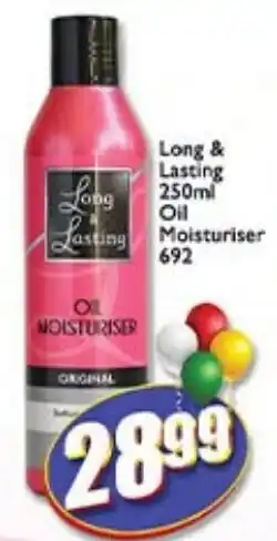 A5 Cash & Carry Long & Lasting Oil Moisturiser offer