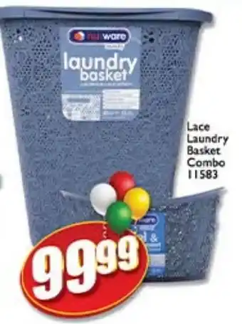 Lace Laundry Basket Combo