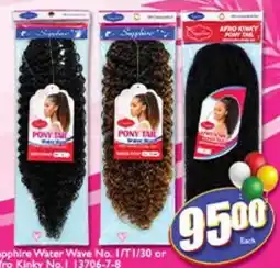 A5 Cash & Carry Sapphire Pony Tail offer