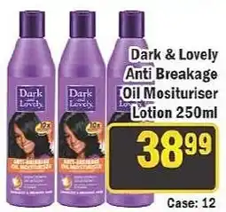 J&E Cash and Carry Dark & Lovely Anti Breakage Oil Moisturiser Lotion offer