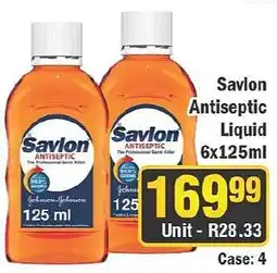 J&E Cash and Carry Savlon Antiseptic Liquid offer