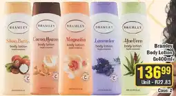 J&E Cash and Carry Bramley Body Lotion offer