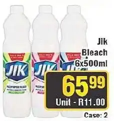 J&E Cash and Carry Jik Bleach offer