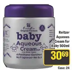 J&E Cash and Carry Reitzer Aqueous Cream for Baby offer