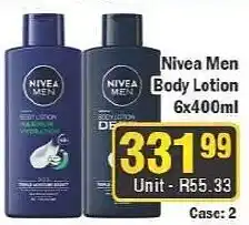 J&E Cash and Carry Nivea Men Body Lotion offer