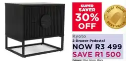 Dial a Bed Kyoto 2 Drawer Pedestal offer