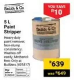 Builders Superstore Smith & Co Paint Stripper offer