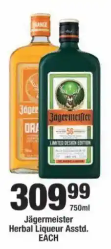 OK Liquor Jägermeister Herbal Liqueur Asstd. offer