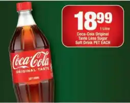 OK Liquor Coca-Cola Original Taste Less Sugar offer