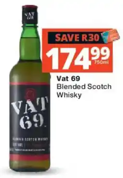 Checkers Liquor Shop Vat 69 Blended Scotch Whisky offer