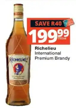 Checkers Liquor Shop Richelieu International Premium Brandy offer