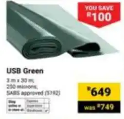 Builders Superstore USB Green offer