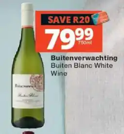Checkers Liquor Shop Buitenverwachting Buiten Blanc White Wine offer