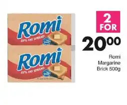 Save Romi Margarine Brick offer